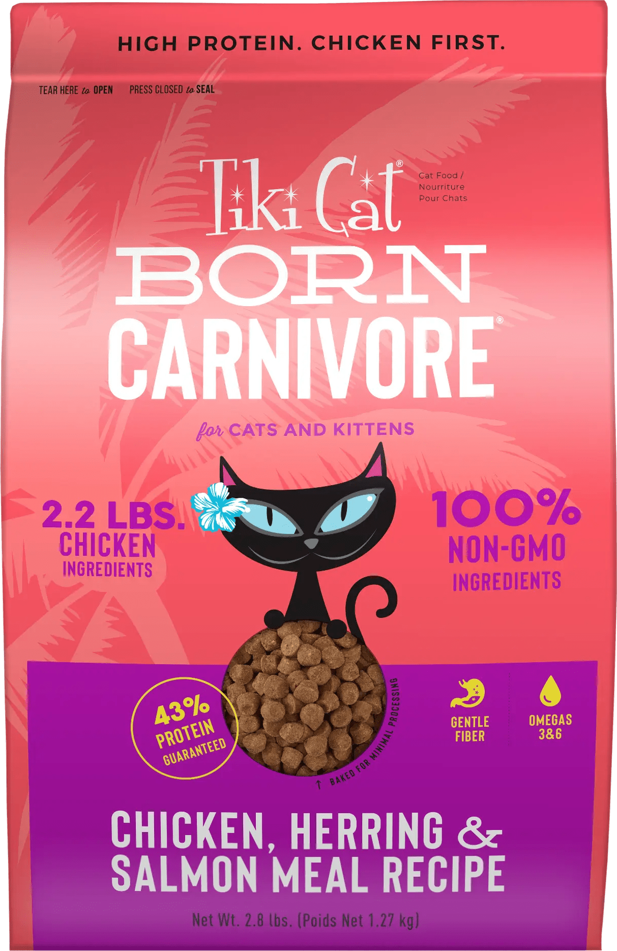 Tiki Cat Born Carnivore Chicken, Herring & Salmon